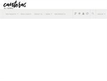 Tablet Screenshot of canteraselcerro.com